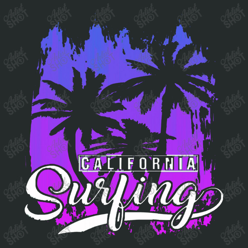 California Surfing Women's Triblend Scoop T-shirt by semartahu | Artistshot