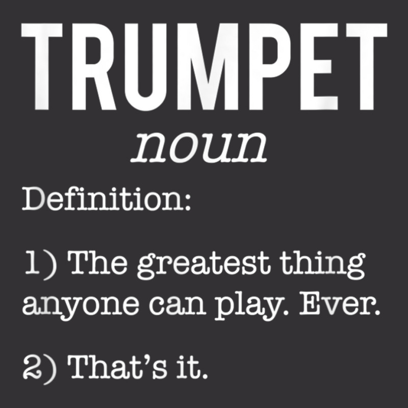 Trumpet Funny Definition Humor. Trumpet Lovers T Shirt Vintage Short | Artistshot