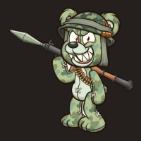 Cartoon Soldier Bear Tank Top | Artistshot