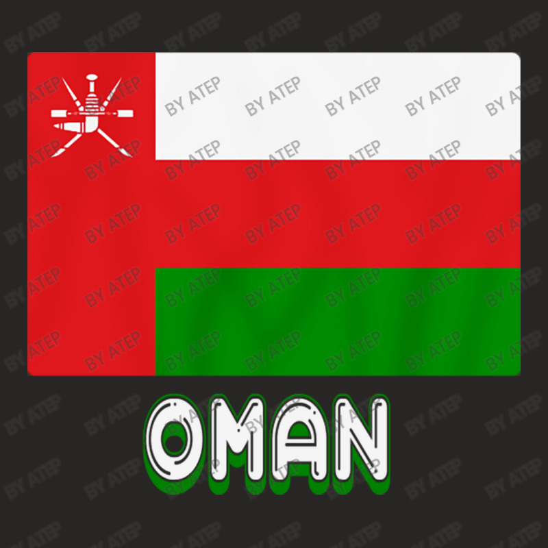 Oman Flag Ladies Fitted T-Shirt by Atep | Artistshot