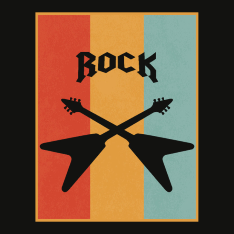 Rock Music Rock Guitar Instrument Music Scorecard Crop Tee by KevinKennemore | Artistshot