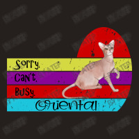 Oriental Cat Sorry Cant Busy Tank Top | Artistshot