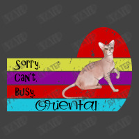 Oriental Cat Sorry Cant Busy Vintage T-shirt | Artistshot