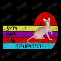 Oriental Cat Sorry Cant Busy Fleece Short | Artistshot