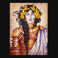 Warrior Women Paladin Art Print Metal Print Square | Artistshot