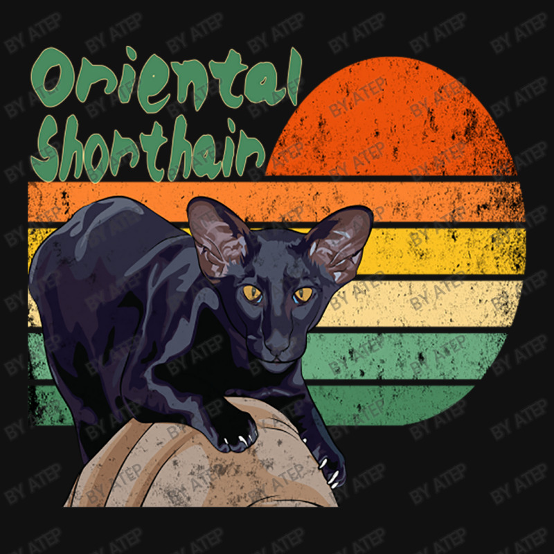 Oriental Shorthair Cat Landscape Canvas Print | Artistshot