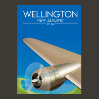 Wellington New Zealand Flight Poster .png Bucket Hat | Artistshot