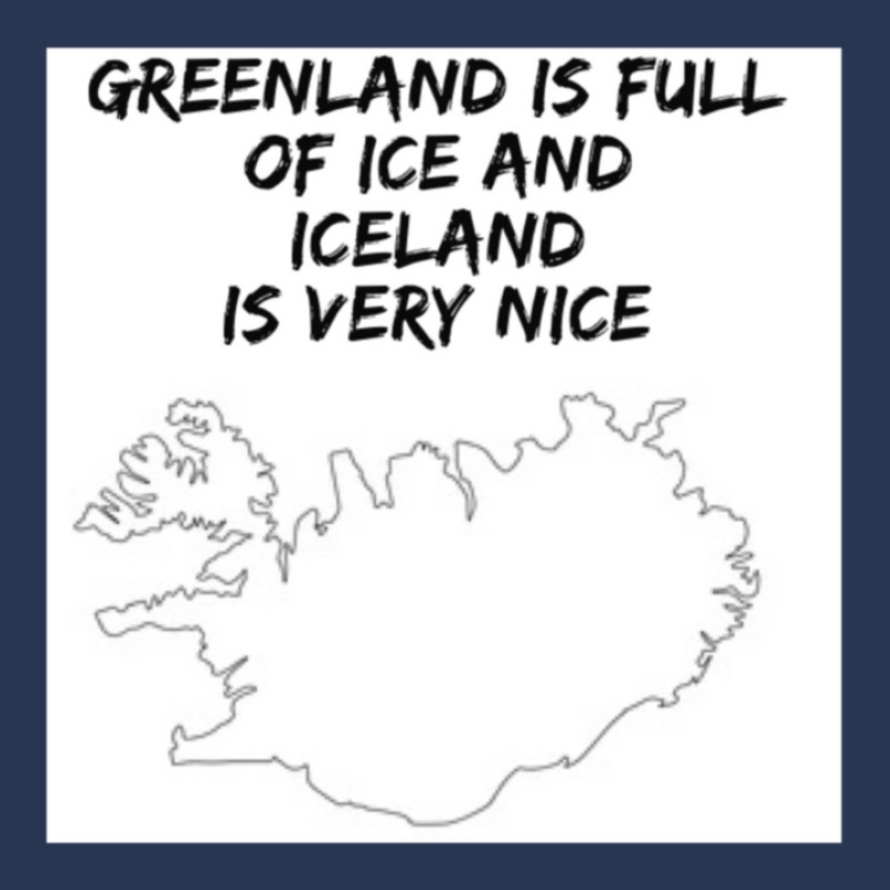 Greenland Is Full Of Ice And Iceland Is Very Nice11 Men Denim Jacket | Artistshot