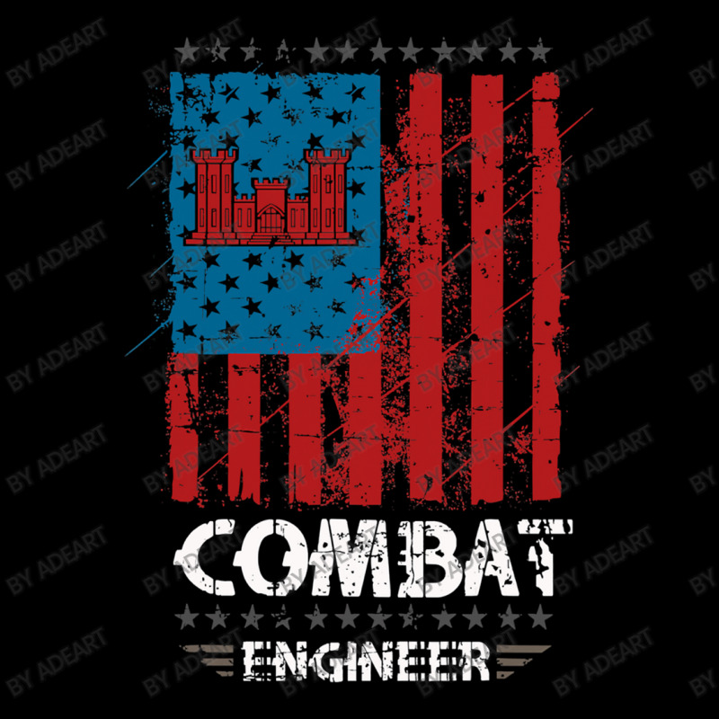 Combat Engineer American Flag Baby Tee by AdeArt | Artistshot