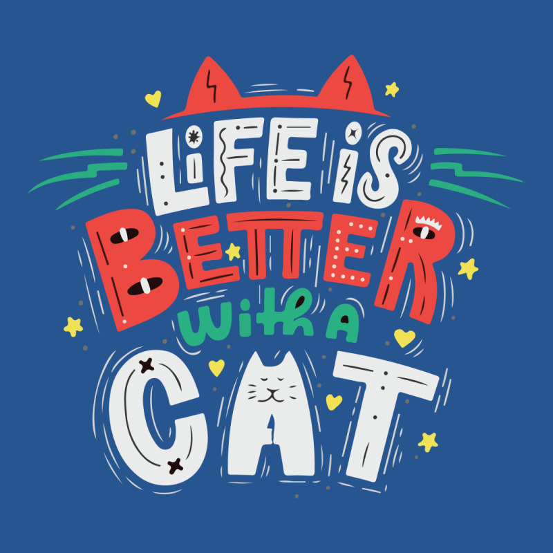 Pets Life Is Better With A Cat Ladies Fitted T-Shirt by Perfect Designers | Artistshot