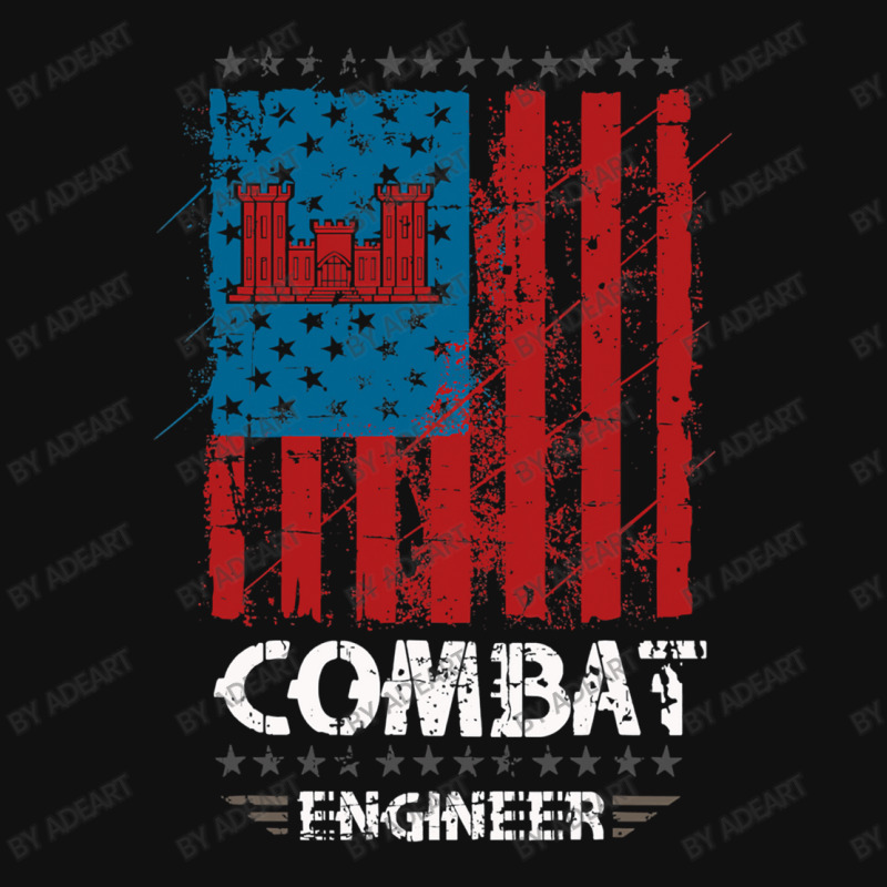 Combat Engineer American Flag Baby Bibs by AdeArt | Artistshot