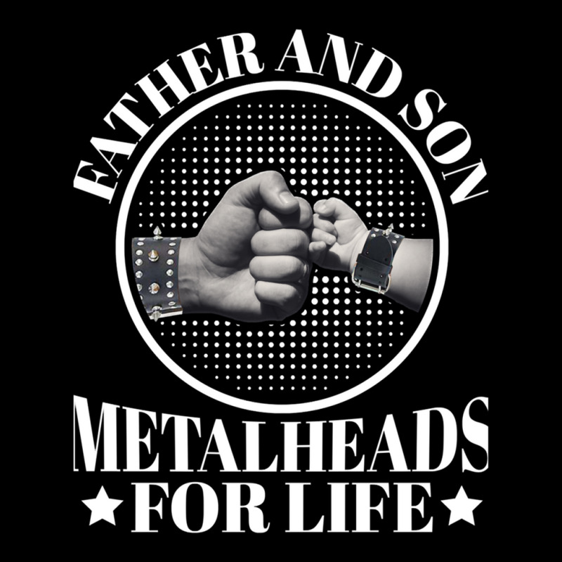 Funny Gifts For Father And Son Metalheads For Life Gift For Fans Zipper Hoodie | Artistshot