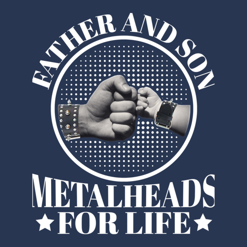 Funny Gifts For Father And Son Metalheads For Life Gift For Fans Men Denim Jacket | Artistshot