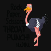 Rock Paper Scissors Throat Punch I Win Graphic T-shirt | Artistshot