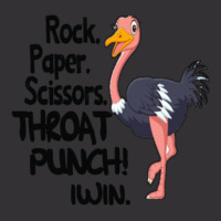 Rock Paper Scissors Throat Punch I Win Vintage Hoodie | Artistshot