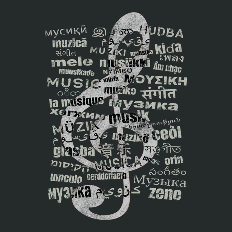 World Music Day .png Women's Triblend Scoop T-shirt by MarkBressi | Artistshot