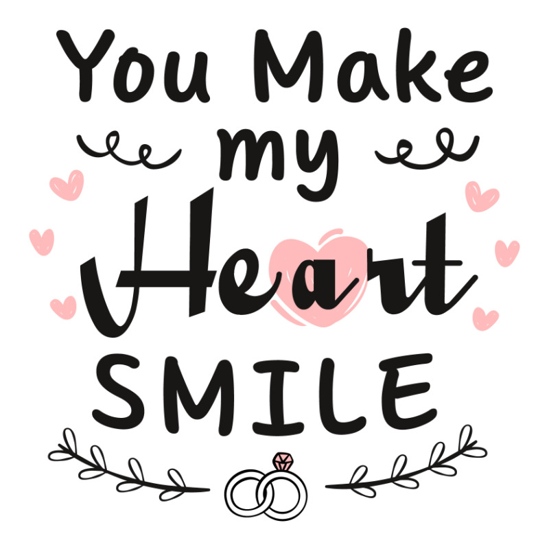 Wedding Make My Heart Smile Baby Tee by Perfect Designers | Artistshot