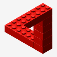 Escher Toy Bricks   Red Adjustable Cap | Artistshot