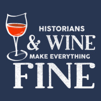 Historians And Wine Make Everything Finefor Historian Men Denim Jacket | Artistshot