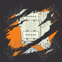 Ripped Electric Guitar Offset Style Orange Color Vintage Short | Artistshot