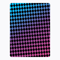 Abstract Pattern Of Chessboard Squares Blue Purple Gradation Color T-shirt | Artistshot