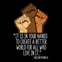 Your Hands Create Better World Black History Month Melanin T Shirt V-neck Tee | Artistshot