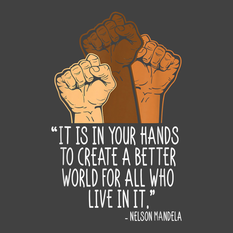 Your Hands Create Better World Black History Month Melanin T Shirt Vintage T-shirt | Artistshot