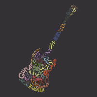 Guitar Typology No Background Vintage Hoodie | Artistshot