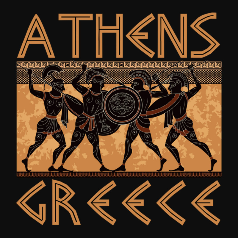 Ancient Greece Warrior Greek Mythology Athens Souvenir Long Sleeve T S Crop Top by bettincam | Artistshot