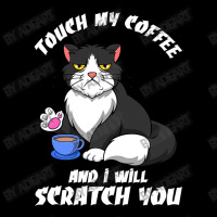 Cute Angry Cat With Coffee Office Work V-neck Tee | Artistshot