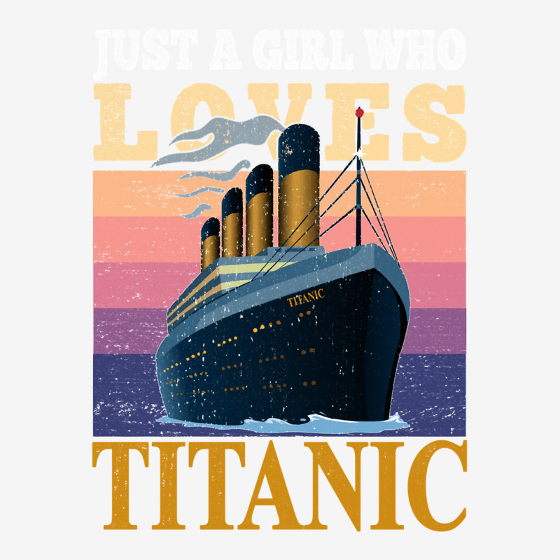 Ship Just A Girl Who Loves Titanic Boat Titanic Girls Woman Sweatshirt Accessory Pouches | Artistshot