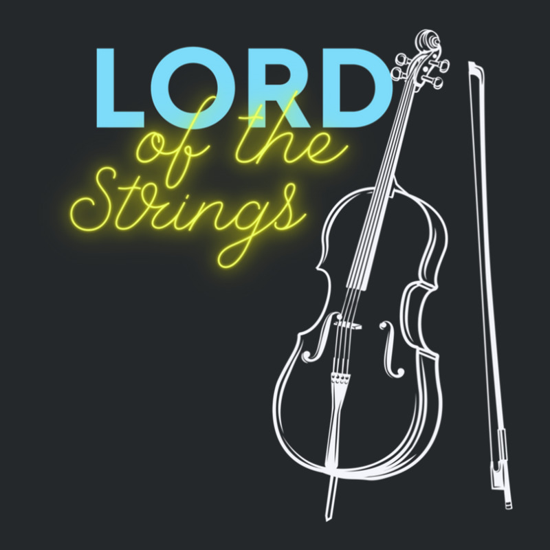 Lord Of Strings Accoustic Cello Lover Crewneck Sweatshirt by ChristineErevelles | Artistshot