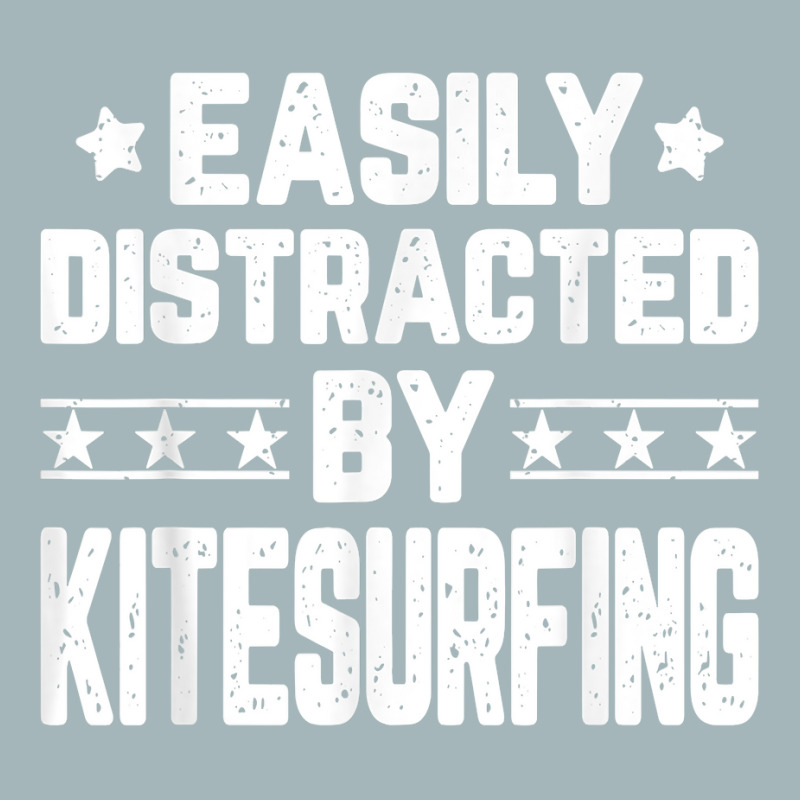 Easily Distracted By Kitesurfing   Kitesurfer Kiteboarding T Shirt Unisex Sherpa-lined Denim Jacket | Artistshot