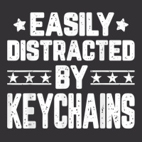 Funny Easily Distracted By Keychains   Keychains Lover T Shirt Vintage Hoodie And Short Set | Artistshot