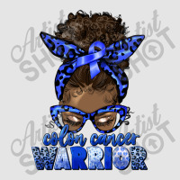 Colon Cancer Warrior Afro Messy Bun Exclusive T-shirt | Artistshot