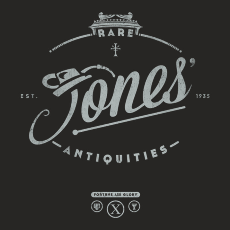 Jones' Rare Antiquities Silver 1 Ladies Fitted T-shirt | Artistshot