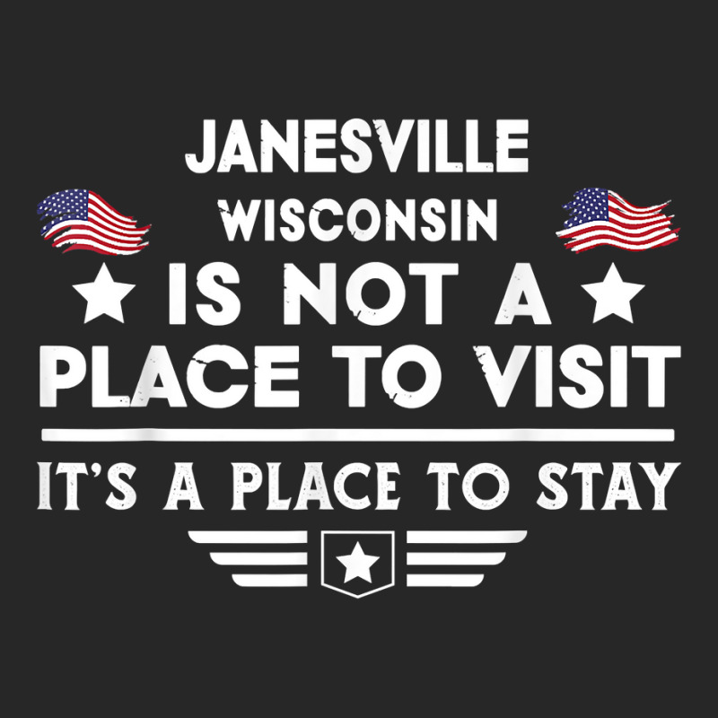 Janesville Wisconsin Place To Stay Usa Town Home City T Shirt Men's T-shirt Pajama Set | Artistshot