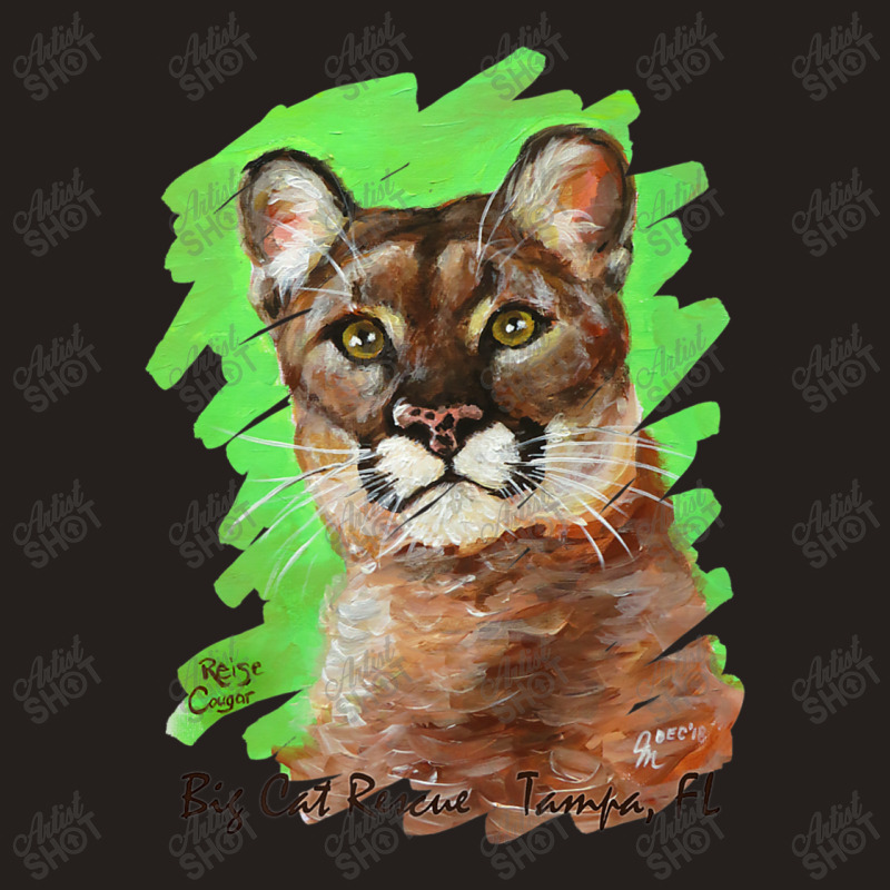 Acrylic Reise Cougar Painted Premium Tee Shirt Tank Top | Artistshot