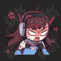 Angry Mini Dva Overwatch Ladies Fitted T-shirt | Artistshot