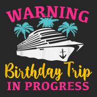 Warning Birthday Trip In Progress Funny Birthday Cruise T Shirt Men's T-shirt Pajama Set | Artistshot