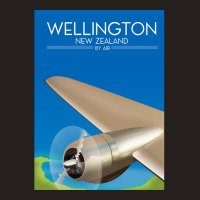 Wellington New Zealand Flight Poster .png Tank Top | Artistshot