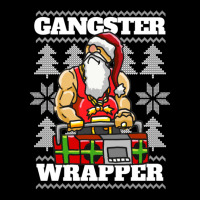 Gangsta Gangster Rap Christmas Theme  Ugly Christmas Hip Hop Themed Fo Adjustable Cap | Artistshot