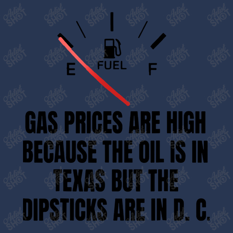 Gas Prices High Oil In Texas Dipsticks Ladies Denim Jacket by Golden Store | Artistshot