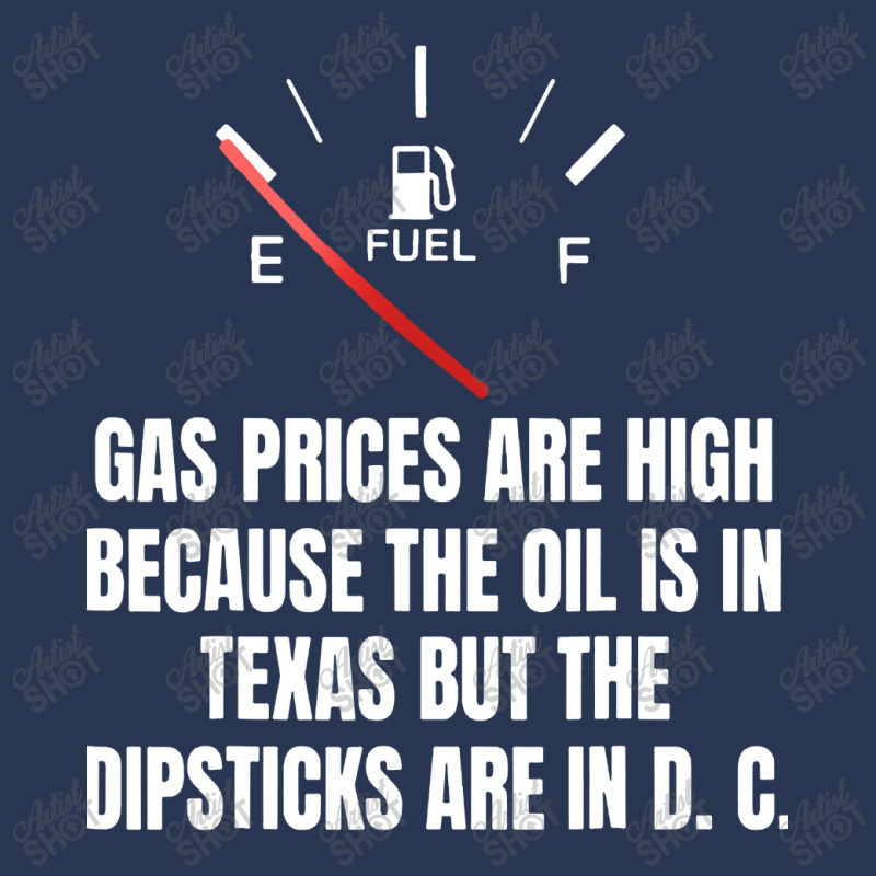 Gas Prices High Oil In Texas Dipsticks Ladies Denim Jacket by Golden Store | Artistshot