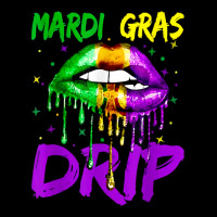 Cute Mardi Gras Dripping Lips Funny Mardi Gras Costume T Shirt Adjustable Cap | Artistshot