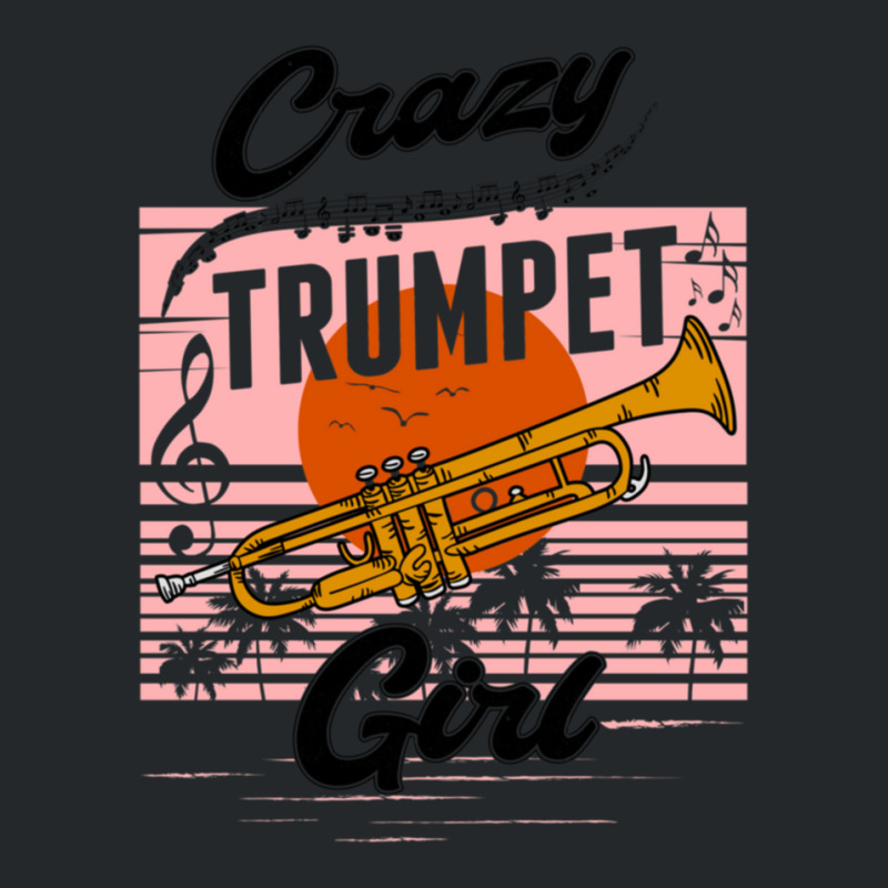 Crazy Trumpet Girl Player Musician Essential Crewneck Sweatshirt | Artistshot