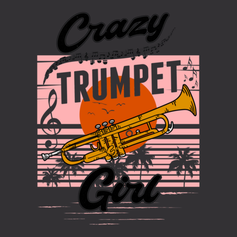 Crazy Trumpet Girl Player Musician Essential Vintage Hoodie And Short Set | Artistshot