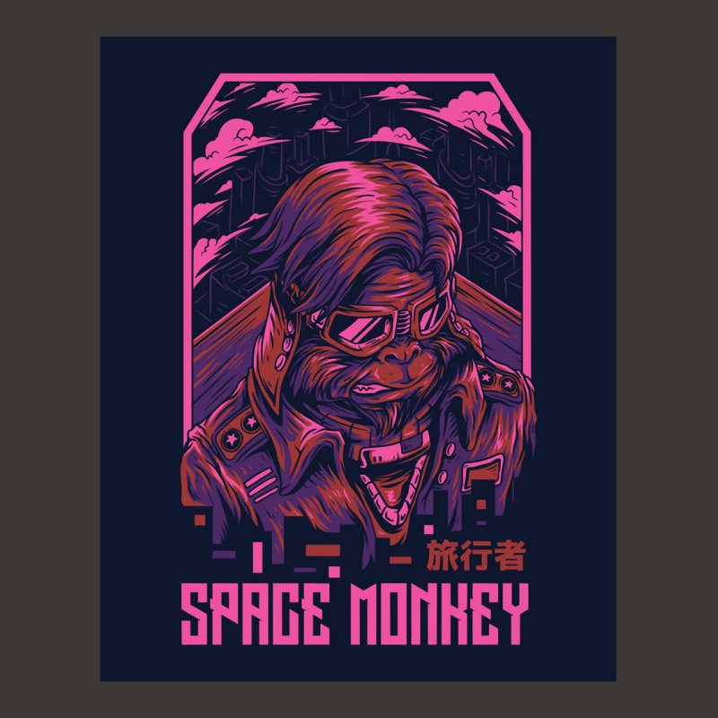 Space Monkey Remastered Illustration Bucket Hat | Artistshot