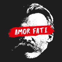 Friedrich Nietzsche With Eye Cover Amor Fati Classic Classic T-shirt | Artistshot