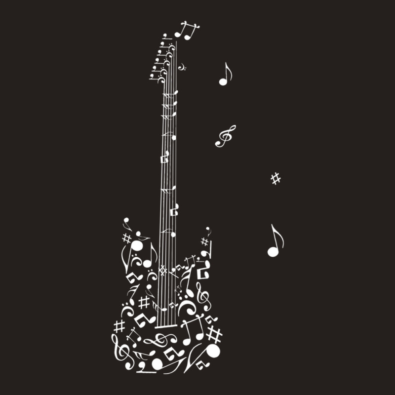 Guitar Musical Notes Shirt Tank Top by PeteBabic | Artistshot